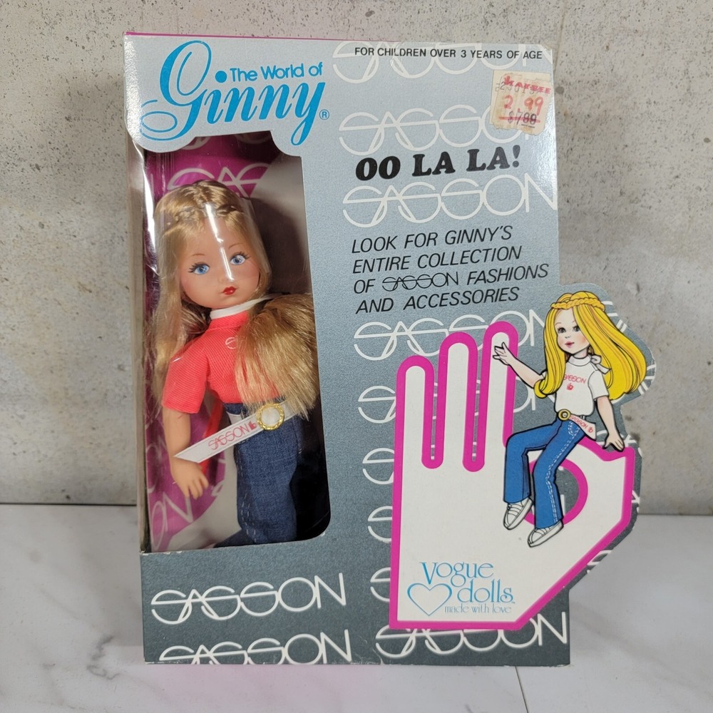The World Of‎ Ginny Doll Blond Ginny Goes Sasson by Vogue Vintage 1981